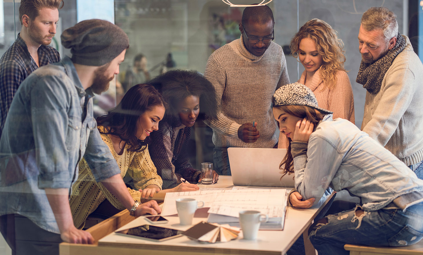 Group listening to streaming music